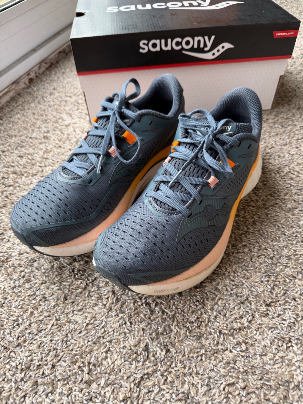 Saucony endorphin Speed 4 Navy-Orange Women’s Running Shoes
